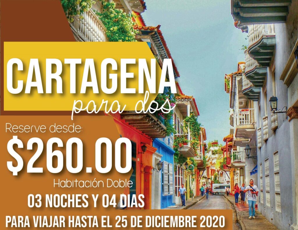 cartagena para dos Marcan Viajes Agencia de Viajes